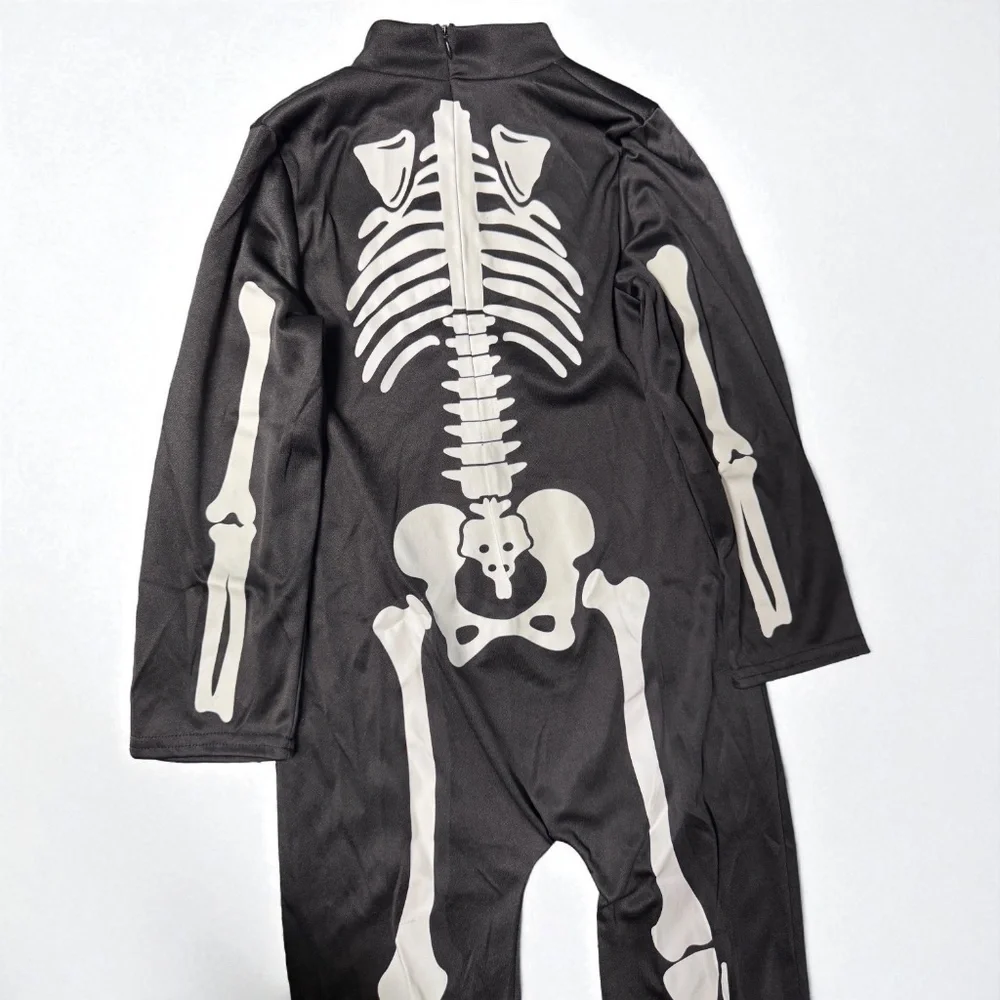 Glow in Dark Skeleton Costume NWOT Small Halloween